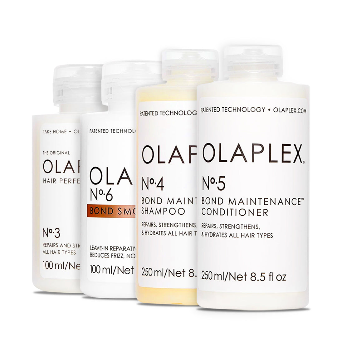 Rutina diaria mantenimiento y antifrizz Olaplex N3, N4P, N5 y N6