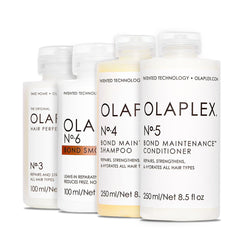 Rutina diaria mantenimiento y antifrizz Olaplex N3, N4P, N5 y N6